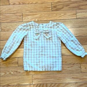 Beaufort Bonnet gingham top size 6